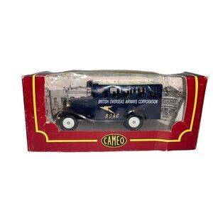 Cameo Corgi 1993 Mattel  BOAC Blue Bedford Bus NOS UK Made‎ in GT Britain